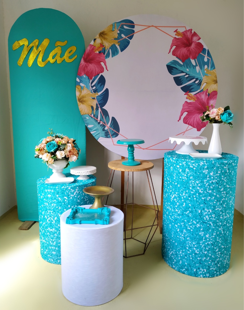 Dia das Mães Tiffany - Kit Diamante  - Beca Decorações