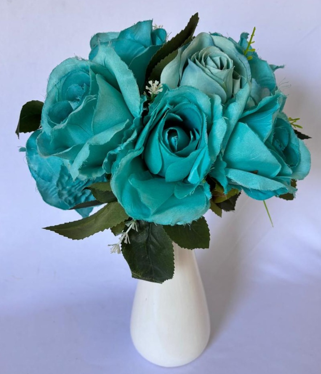 Mini Arranjo Rosas Tiffany (Locação) - Beca Decorações