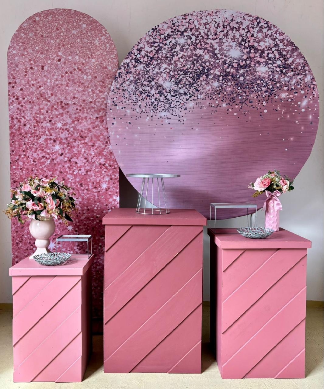 Glitter Rosê ( Kit Diamante) - Beca Decorações
