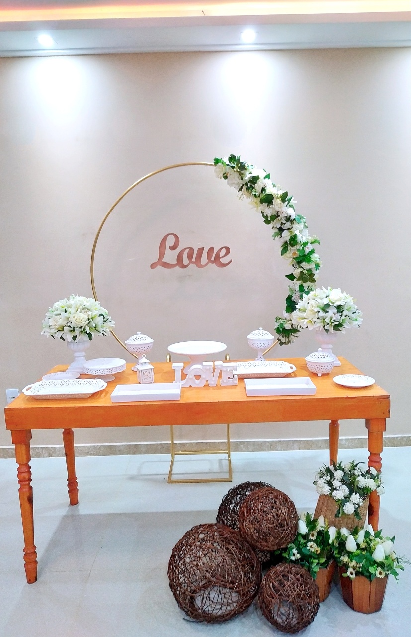 Casamento Rústico Branco - Beca Decorações