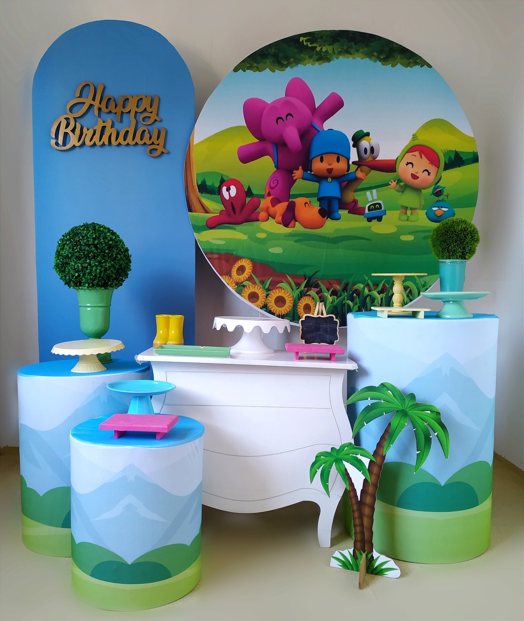 Pocoyo - Kit Diamante  - Beca Decorações