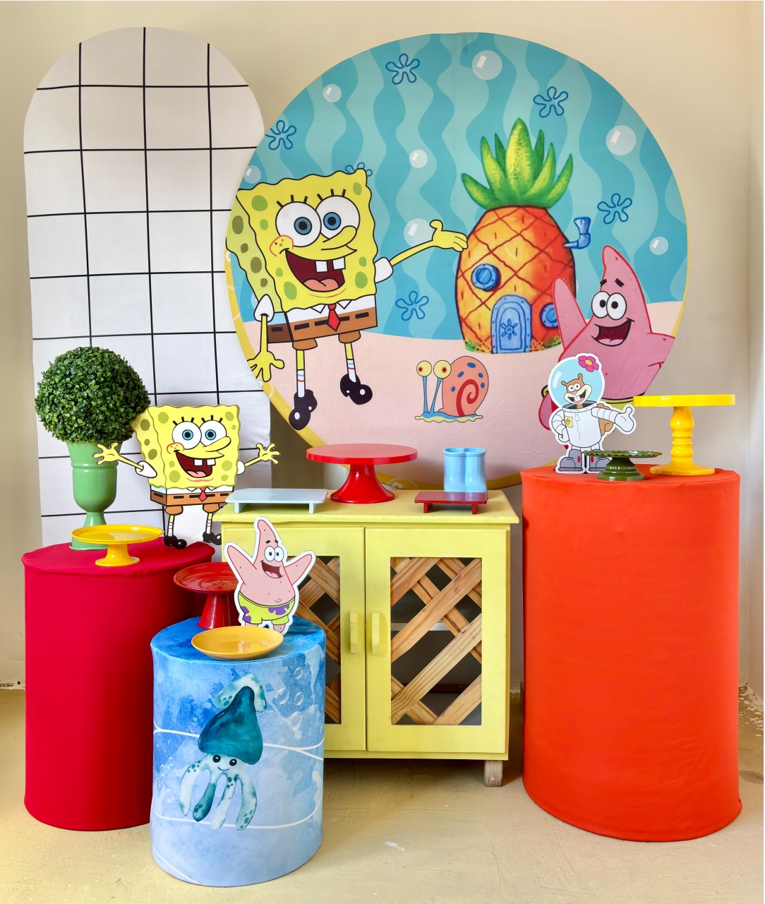 Bob Esponja (Kit Diamante) - Beca Decorações