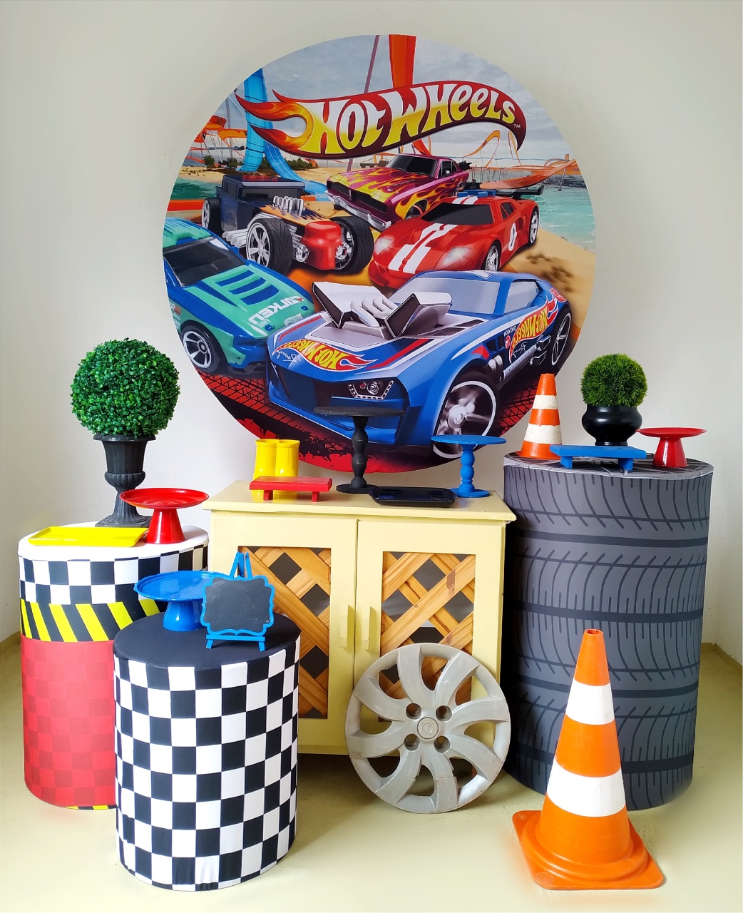 Hotwheels - Kit Ouro - Beca Decorações