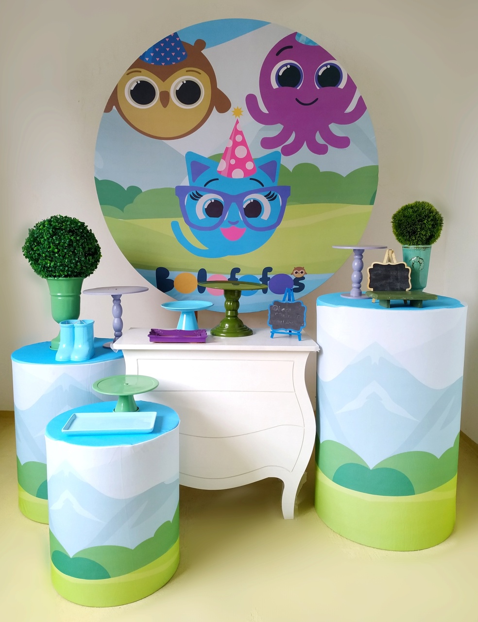 Bolofofo 2 - Kit Ouro - Beca Decorações