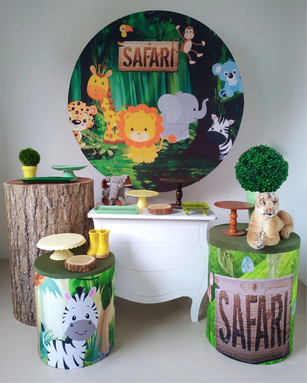 Safari - Kit Ouro - Beca Decorações