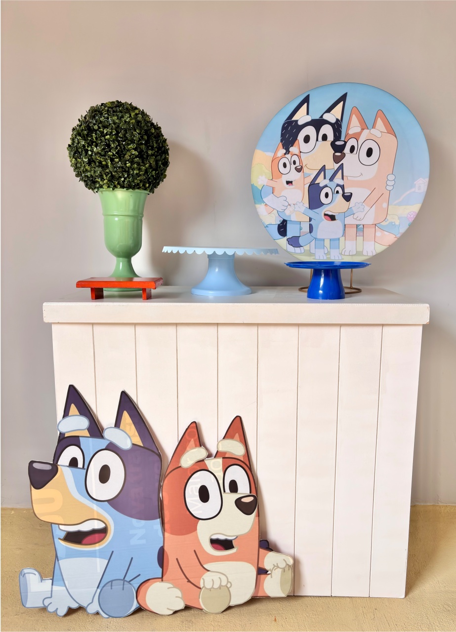 14. Bluey E Bingo ( Mine Kit) - Beca Decorações