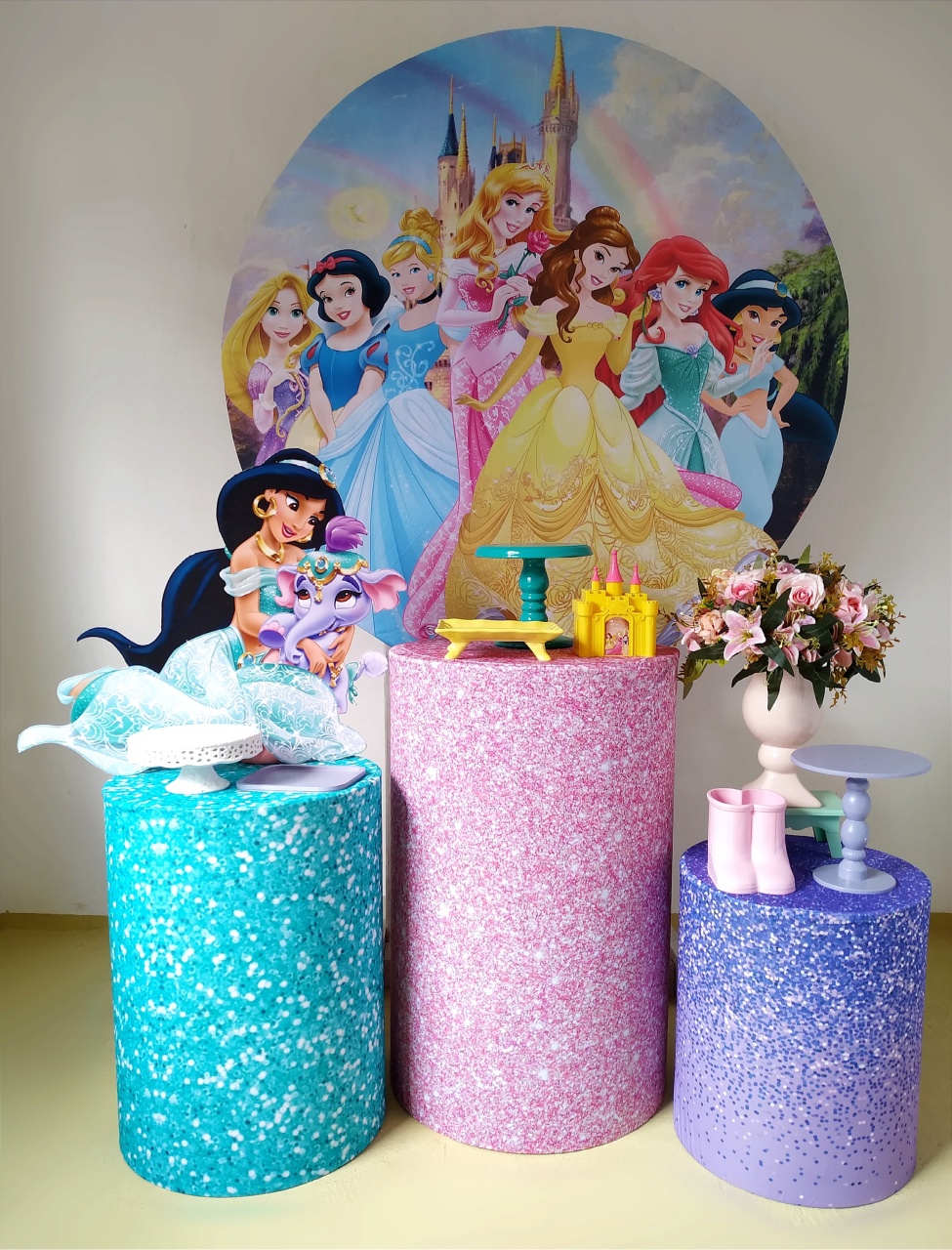 Princesas - Kit Prata - Beca Decorações