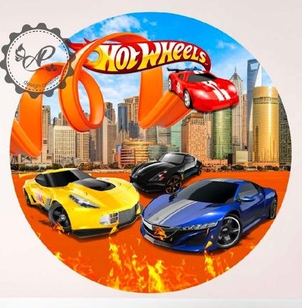 Mini Painel Hotwheels - Beca Decorações