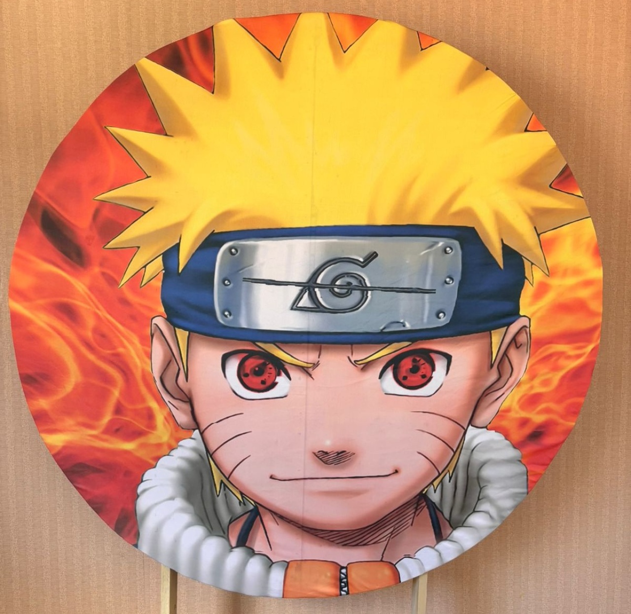 Painel Redondo Naruto (Locação) - Beca Decorações