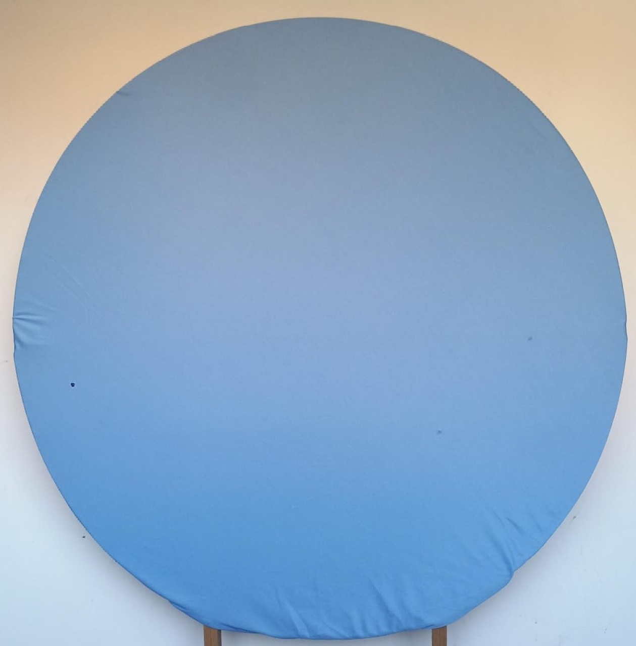 Painel Redondo Azul Bebê (Locação) - Beca Decorações