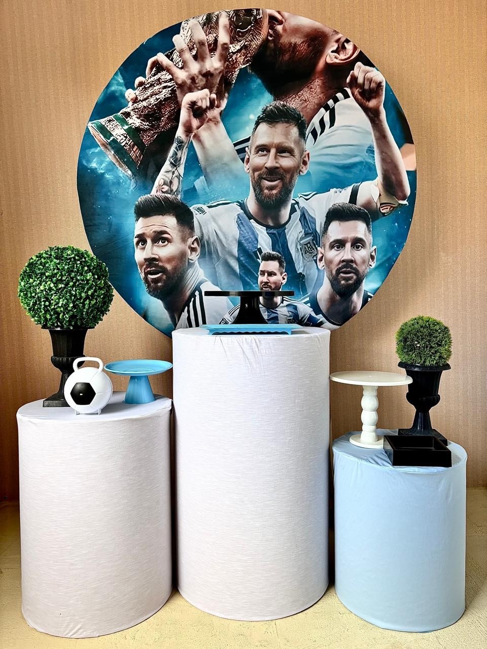 Messi ( Kit Prata) - Beca Decorações