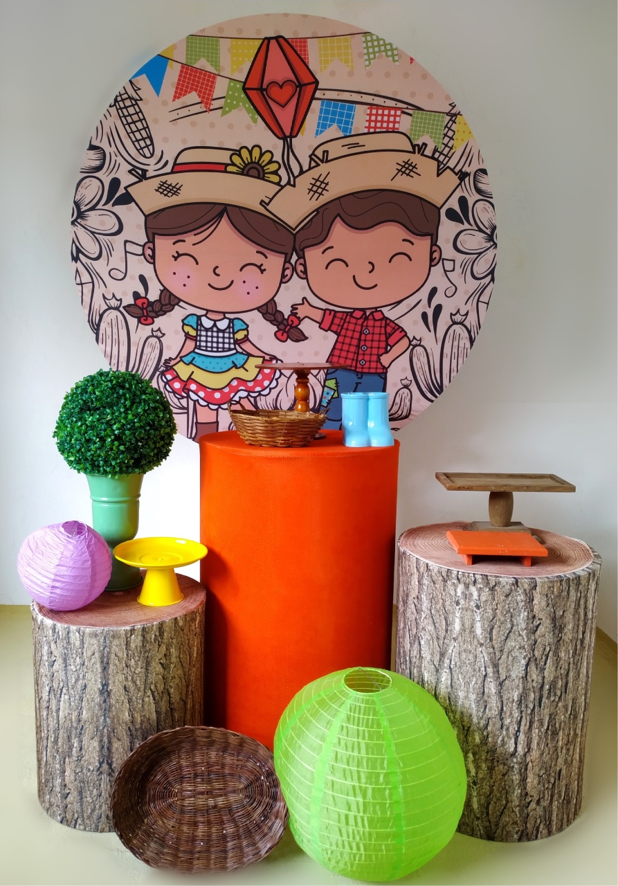 Junino Casalzinho - Kit Prata  - Beca Decorações