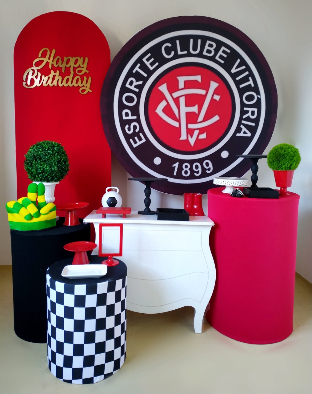 Esporte Club Vitória - Kit Diamante  - Beca Decorações