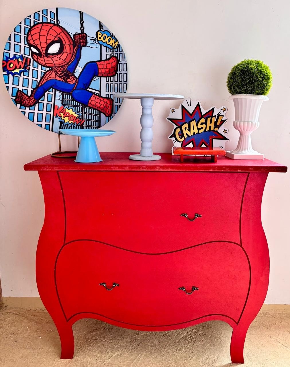 Homem Aranha Cute  (Mini Kit)   - Beca Decorações