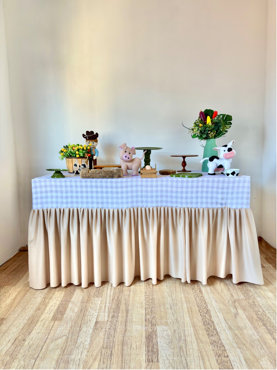 Fazendinha Na Mesa Babado 3 - Beca Decorações