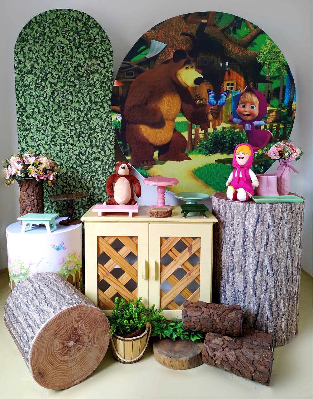 Masha E O Urso - Kit Diamante 2 - Beca Decorações