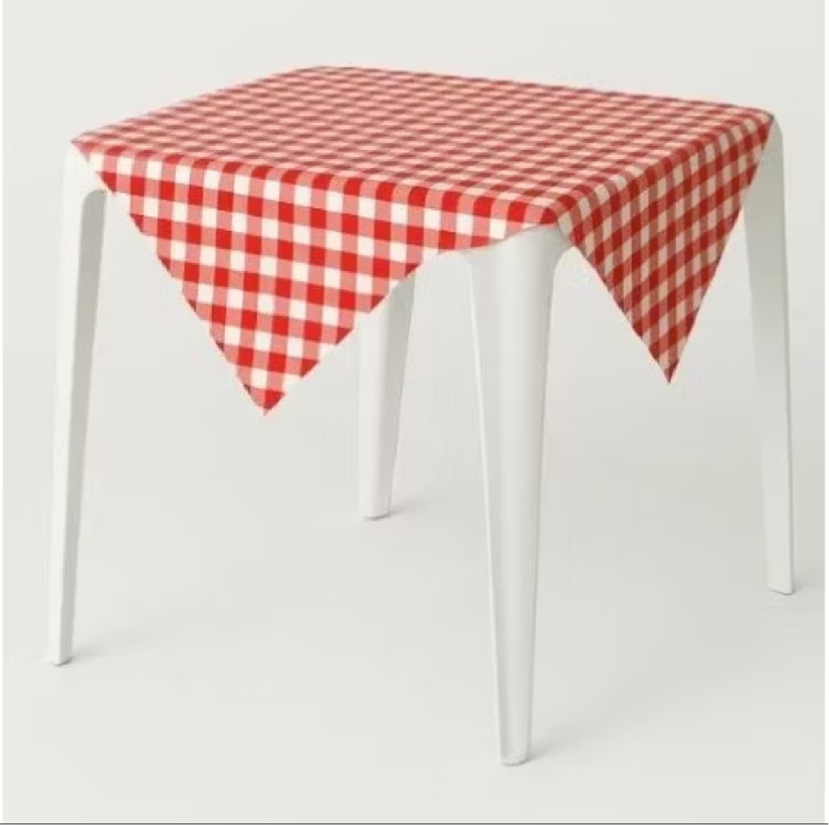 Toalha Xadrez Vermelha  - Beca Decorações