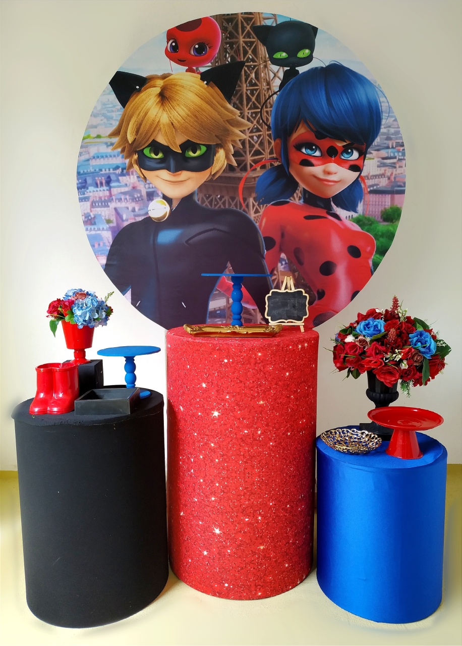 Ladybug - Kit Prata - Beca Decorações