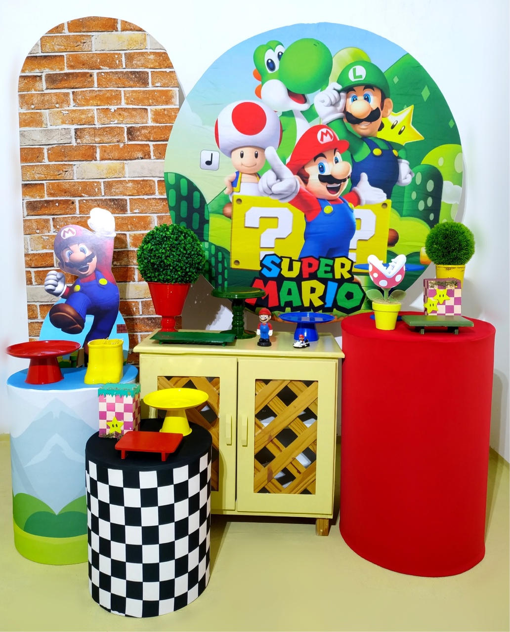 Super Mário - Kit Diamante  - Beca Decorações