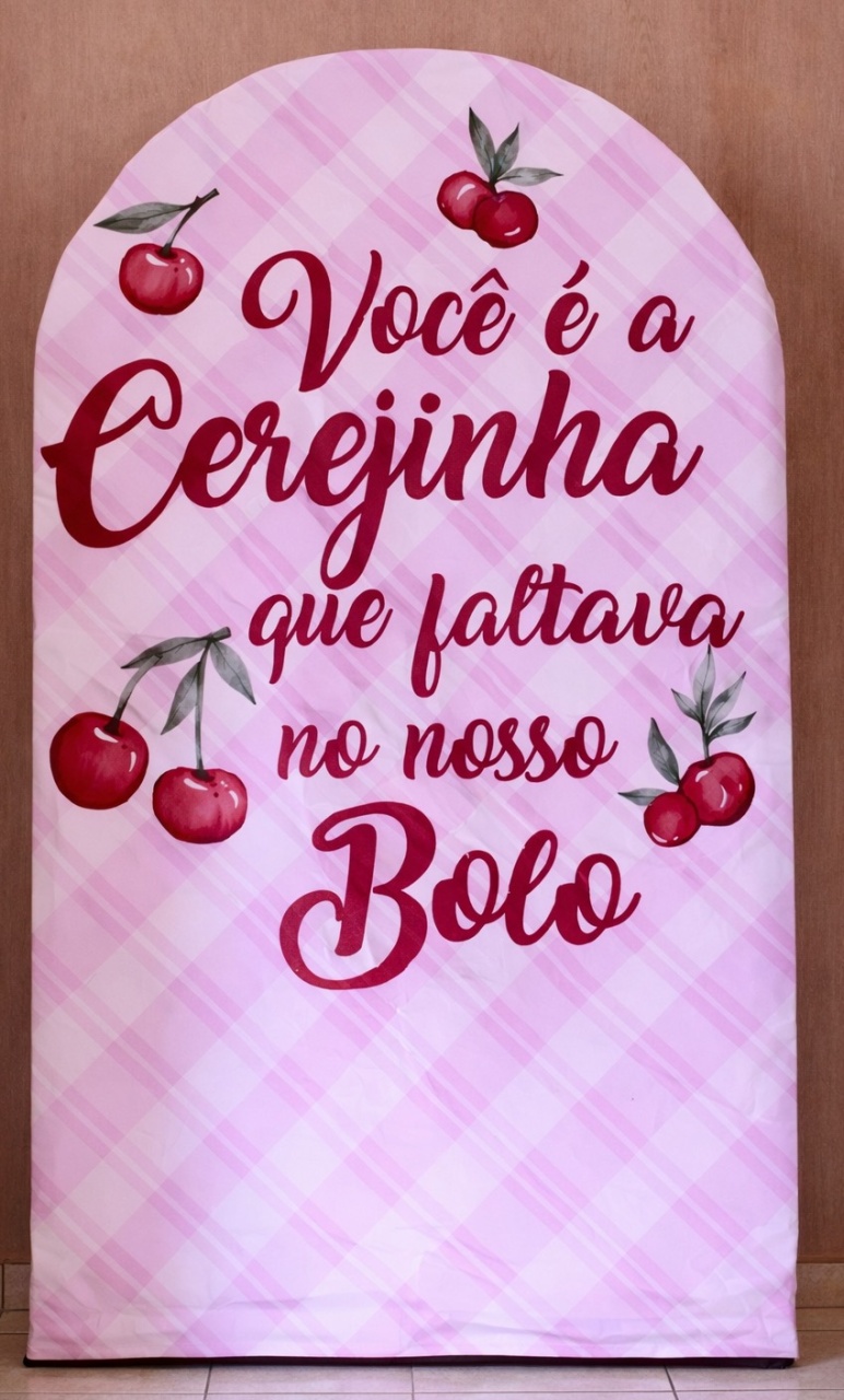 Painel Lateral Cerejinha  - Beca Decorações