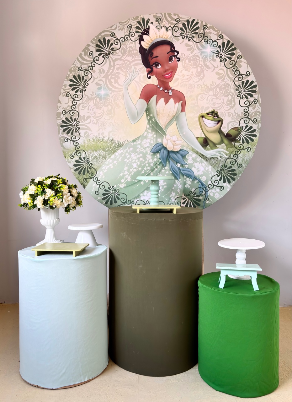 Princesa Tiana ( Kit Prata) - Beca Decorações