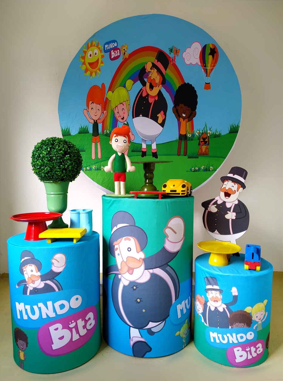 Mundo Bita - Kit Prata 1 - Beca Decorações