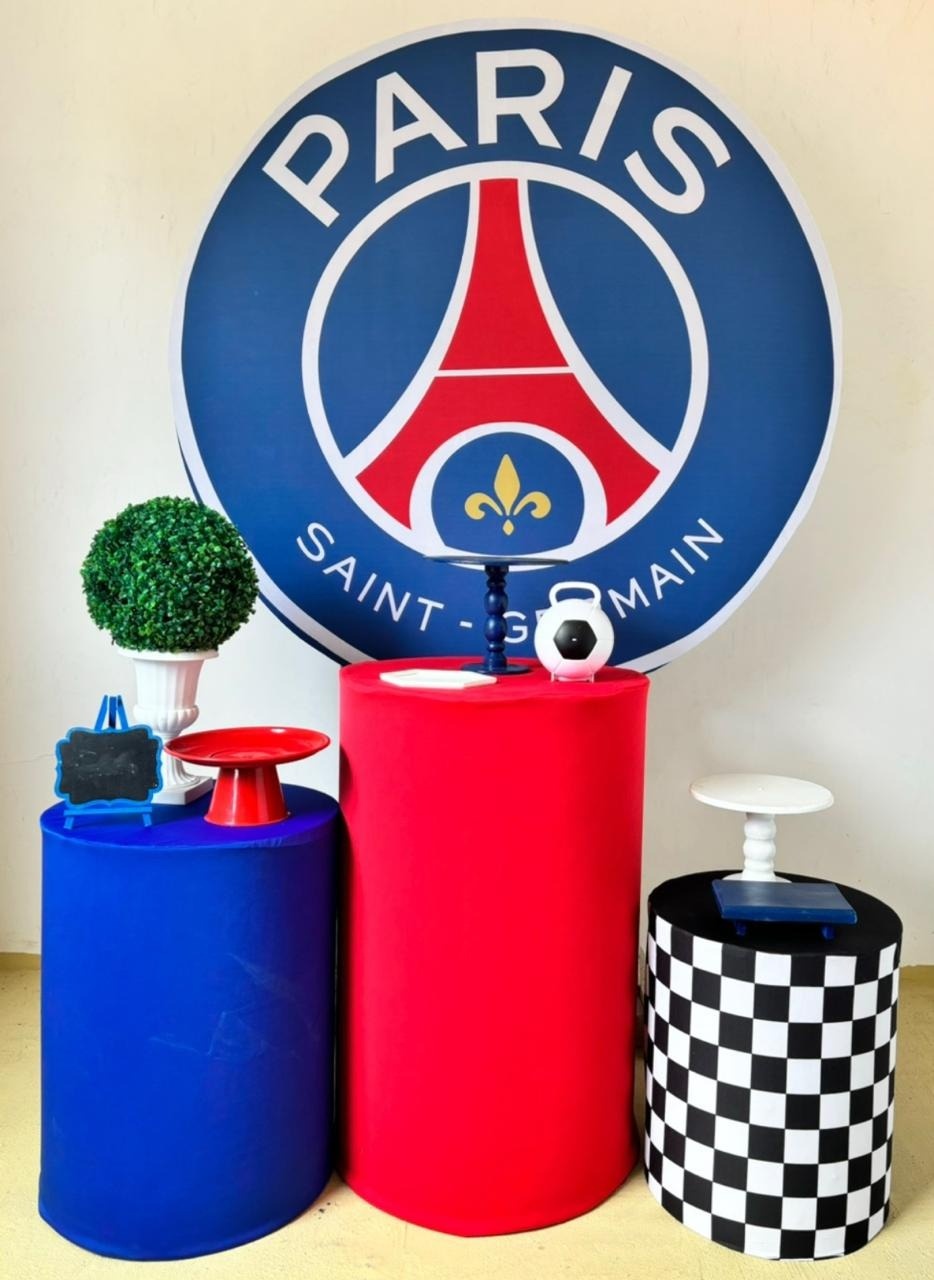 Paris Saint Germain/Psg (Kit Prata)   - Beca Decorações