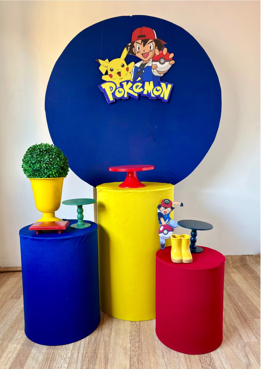 Pokémon (Kit Prata) - Beca Decorações