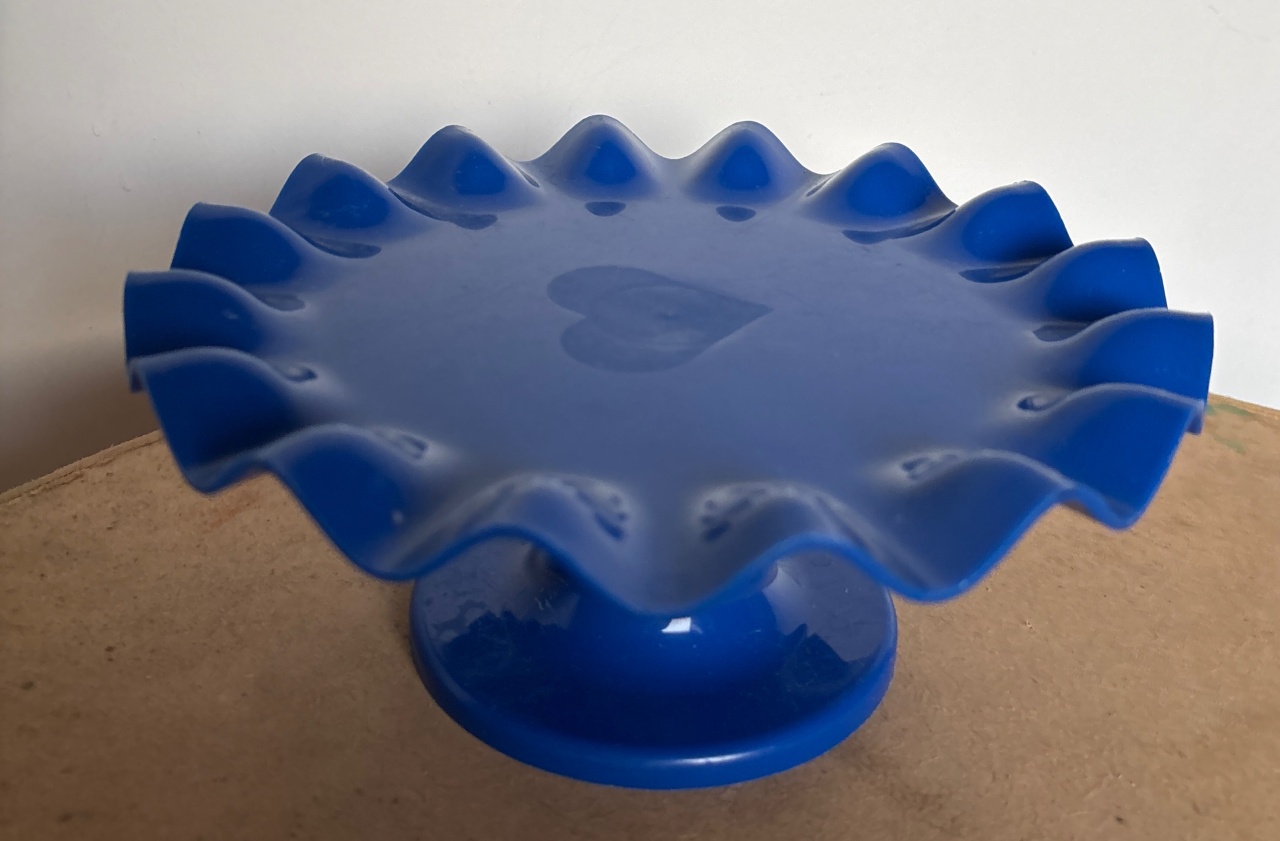 Bandeja Babado Azul - Beca Decorações