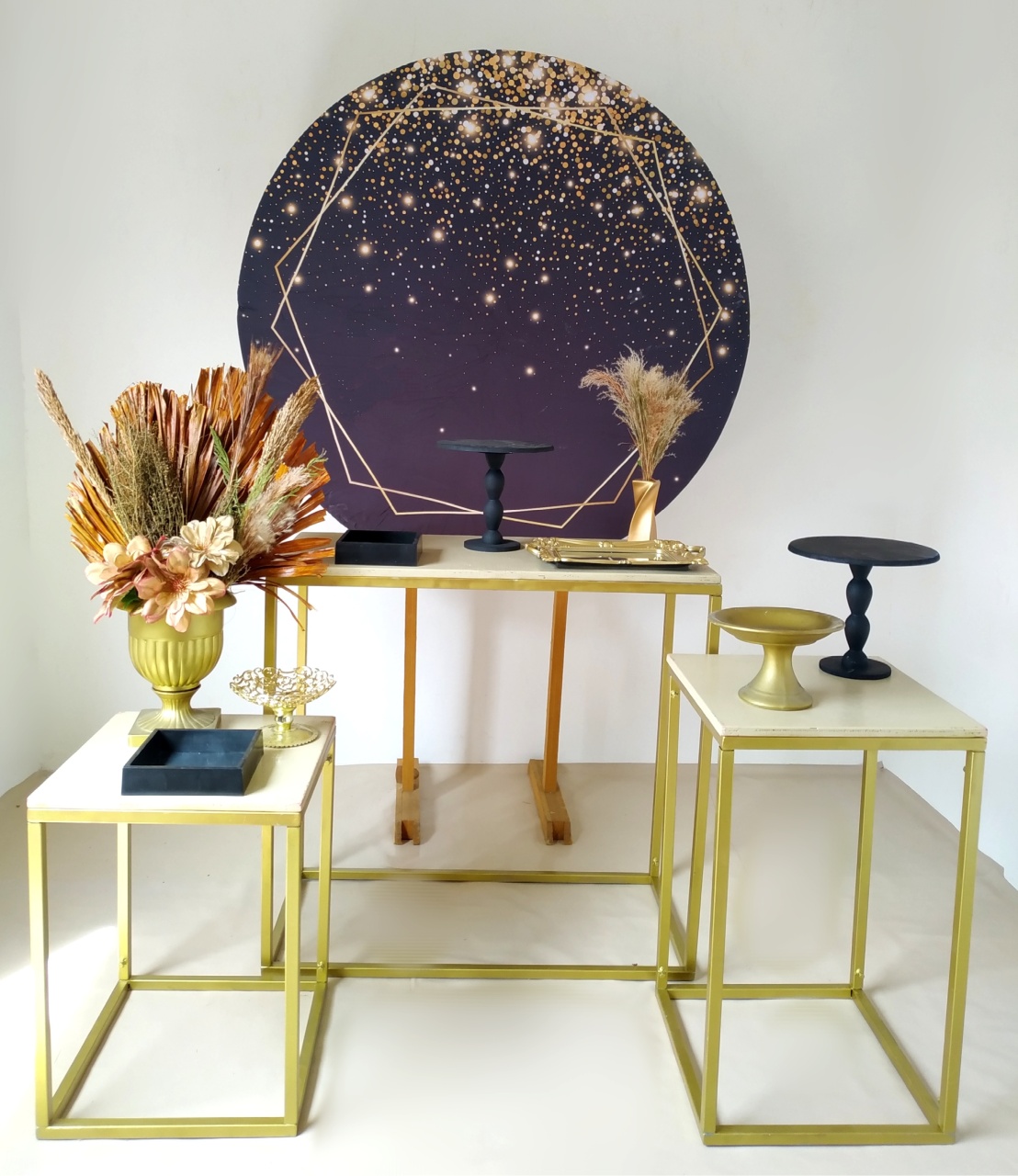 Preto Glitter - Kit Prata - Beca Decorações
