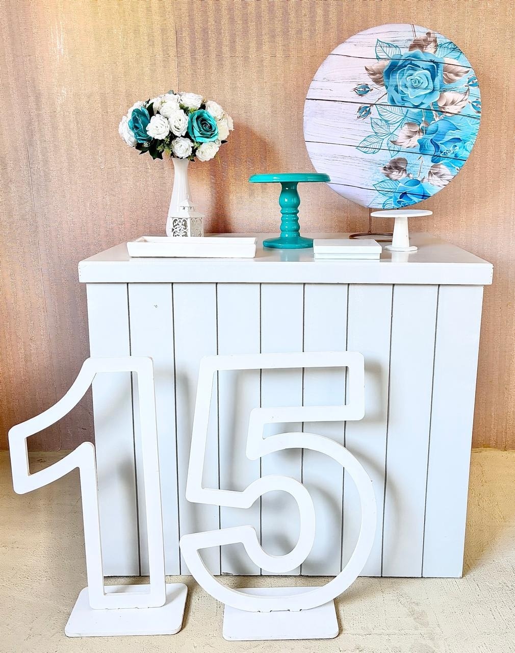 Floral Tifany - 15 Anos   (Mini Kit)    - Beca Decorações