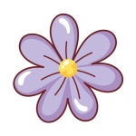 Flor Lilás  - imagem 1