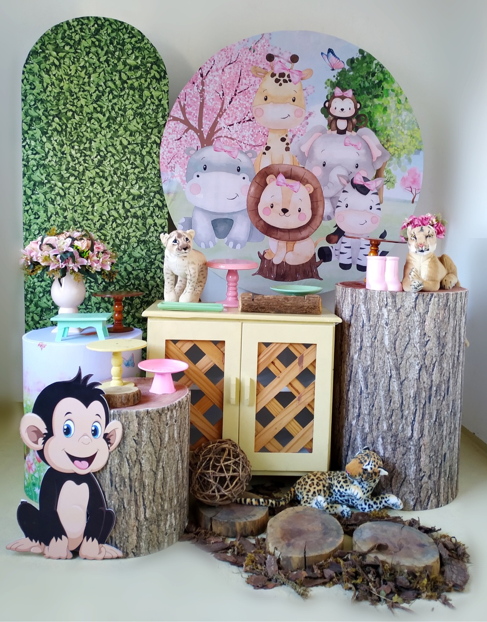 Safari Menina - Kit Diamante 2 - Beca Decorações