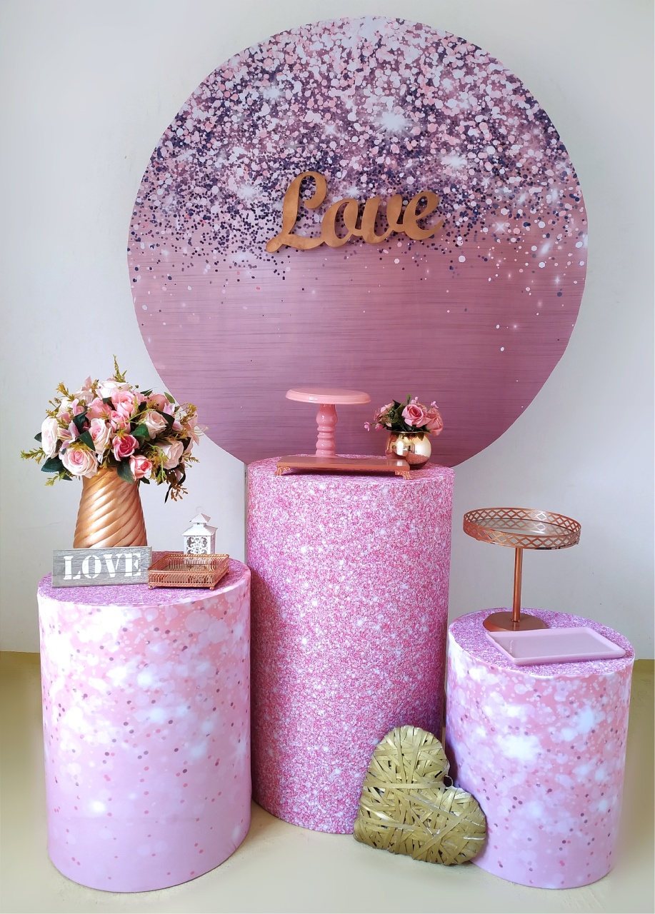 Casamento Glitter - Kit Prata - Beca Decorações