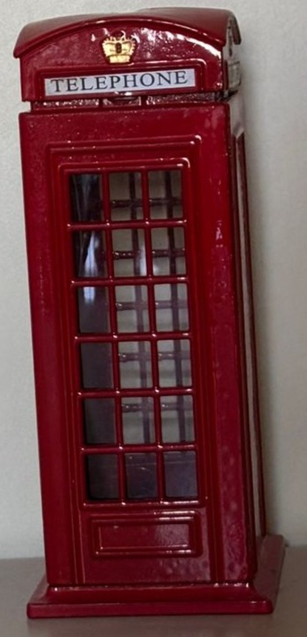 Telefone Decorativo Vermelho (Locação) - Beca Decorações