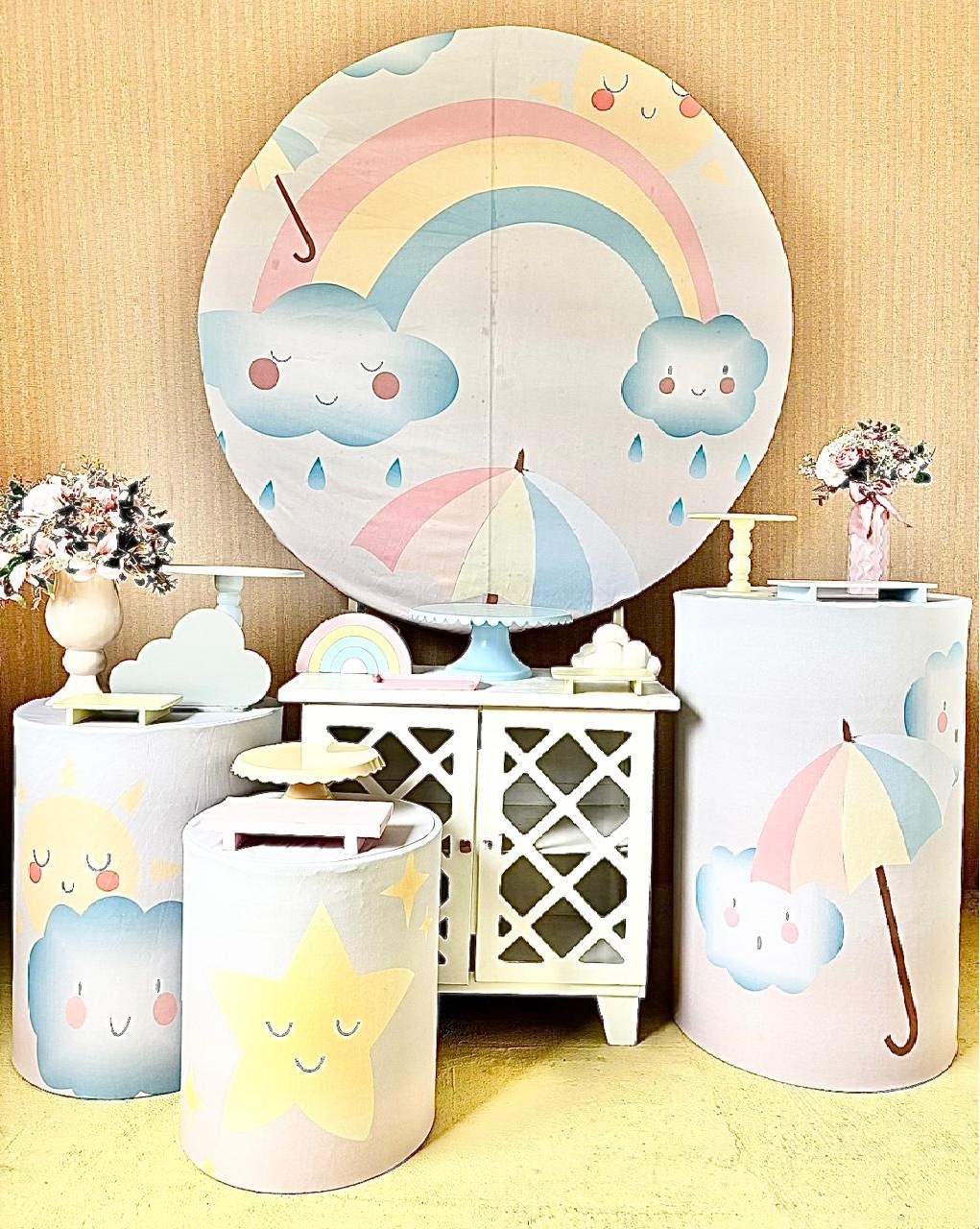 Chuva de Amor 2 - Kit Ouro - Beca Decorações