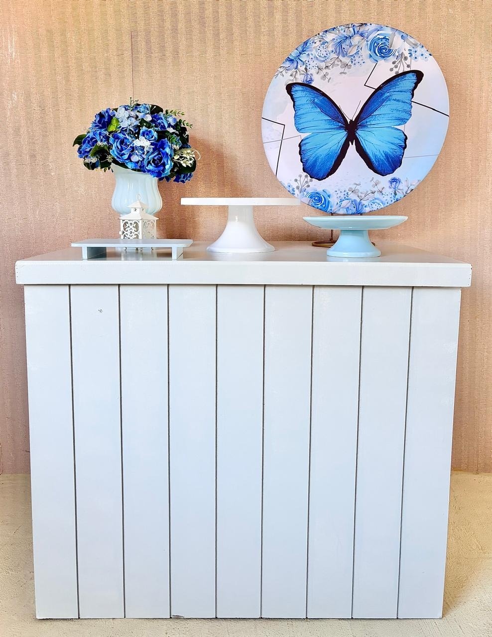 Borboleta Azul   (Mini Kit)    - Beca Decorações
