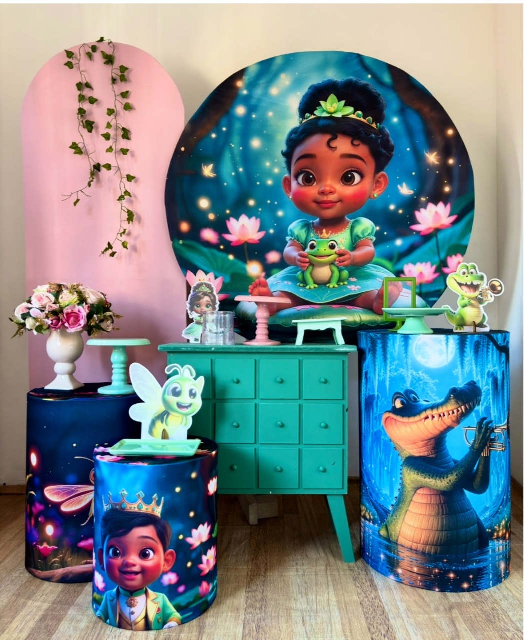 28. A Princesa E O Sapo Baby ( Kit Diamante) - Beca Decorações