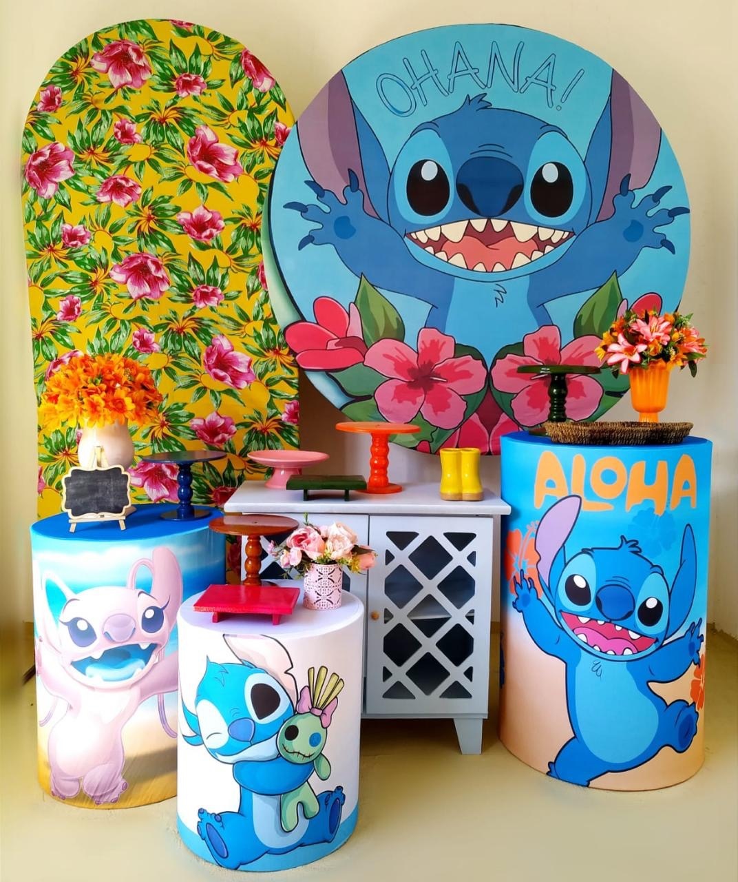 Lilo E Stitch Azul (Kit Diamante 2) - Beca Decorações