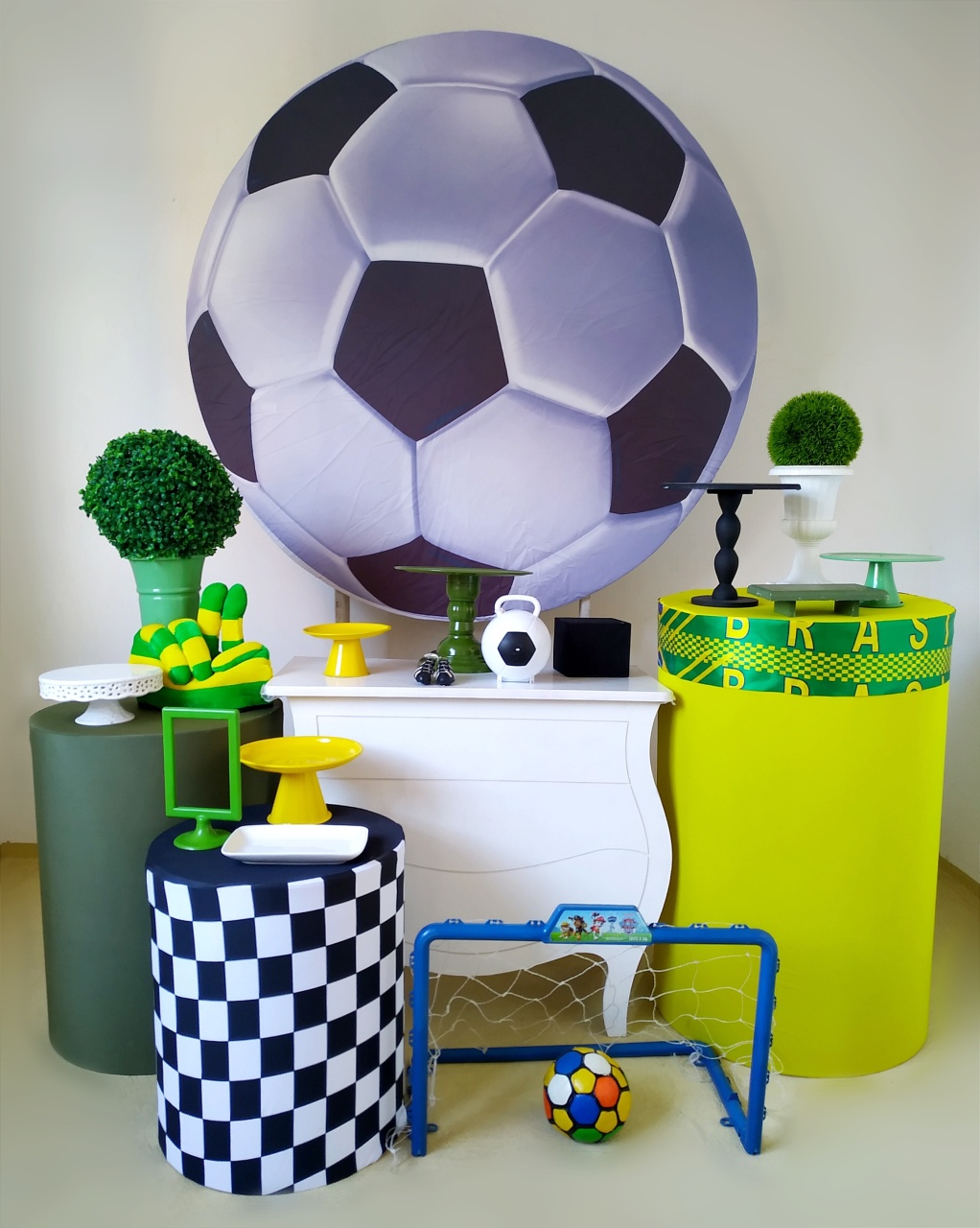 Futebol Brasil - Kit Ouro - Beca Decorações