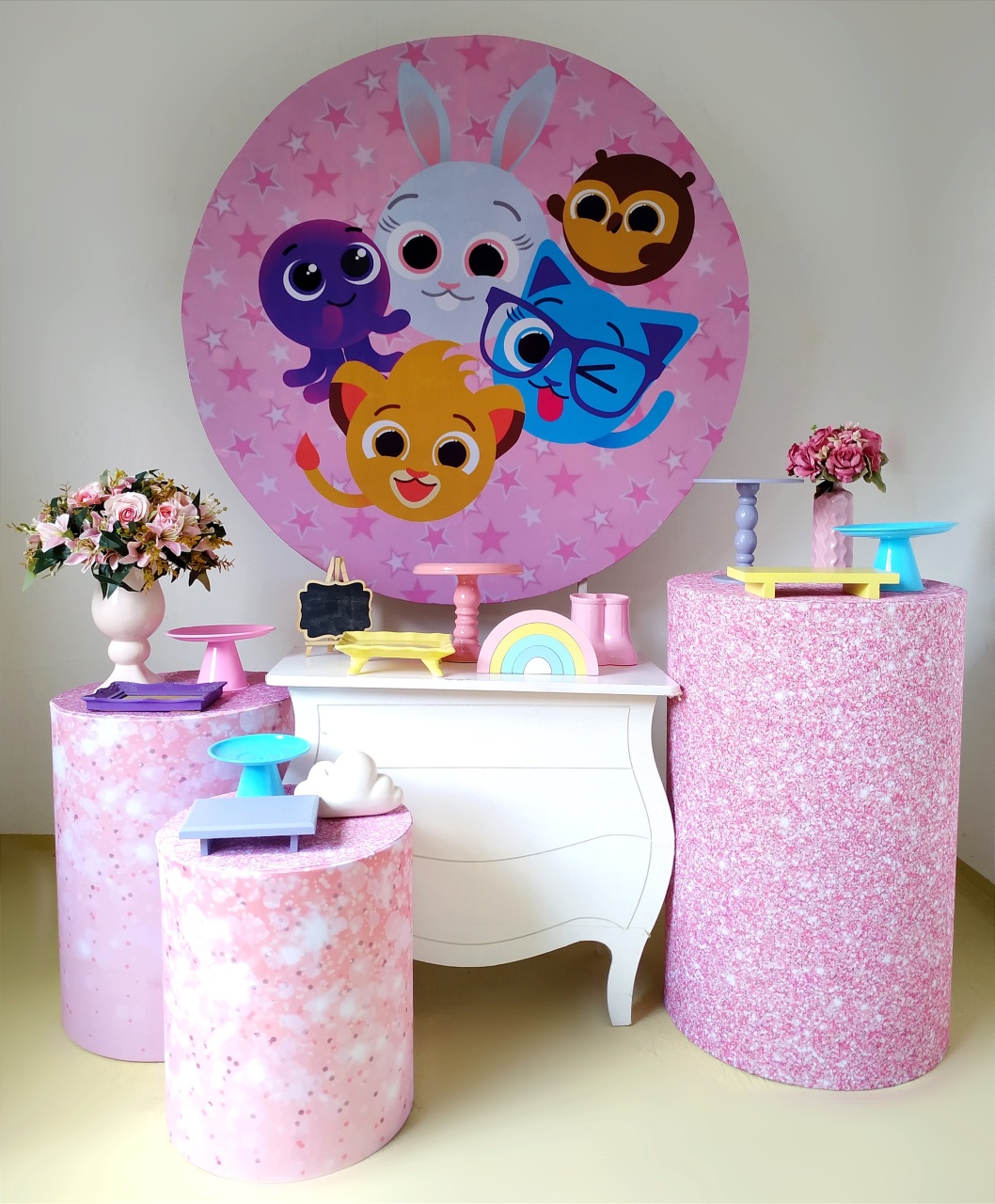 Bolofofo Menina 2 - Kit Ouro - Beca Decorações