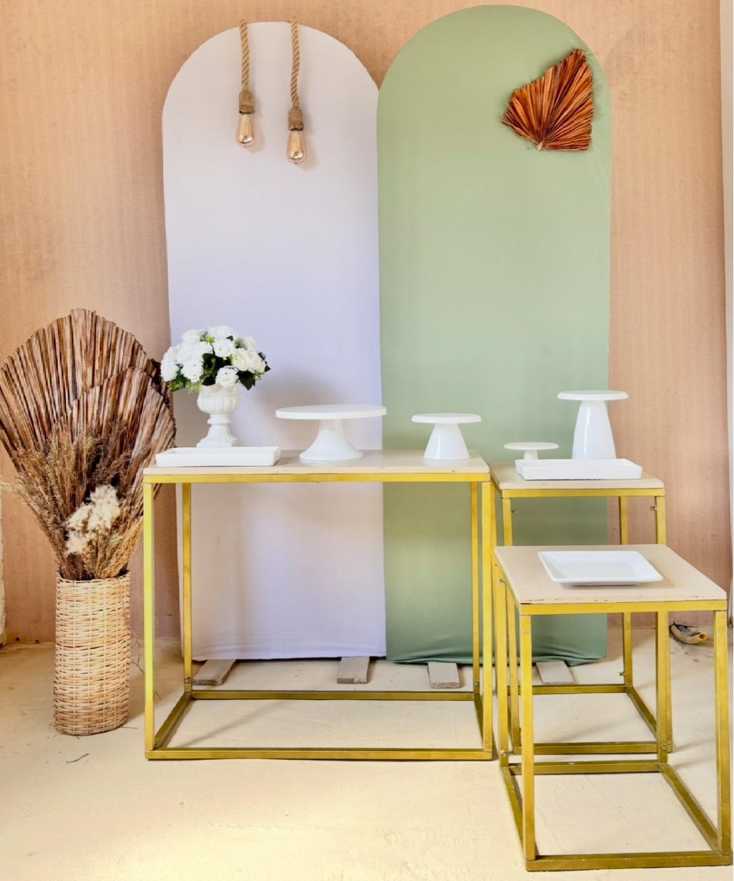 Branco E Verde  - Beca Decorações