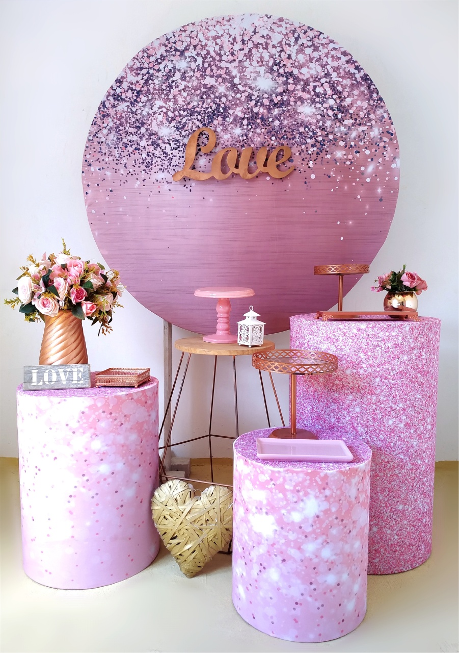 Casamento Glitter - Kit Ouro - Beca Decorações