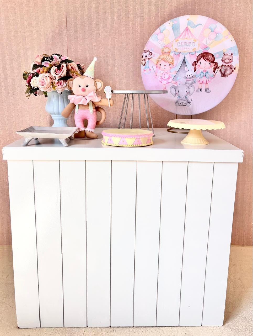 Circo Rosa (Mini Kit)    - Beca Decorações