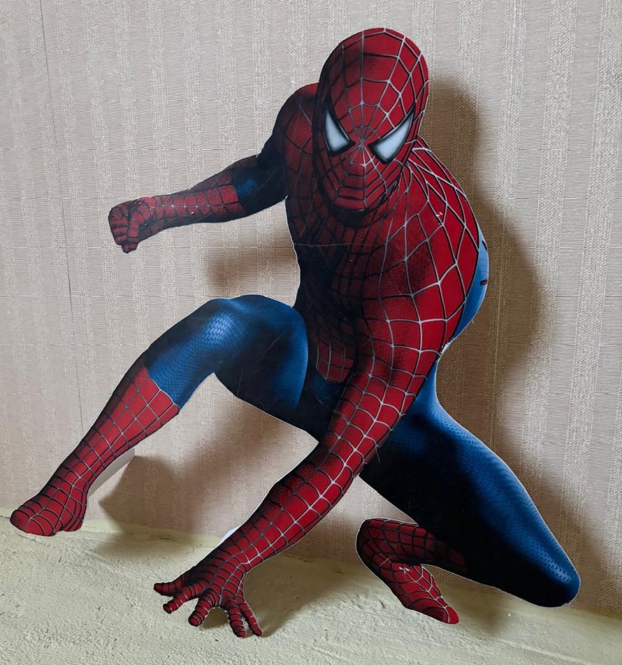 Display Homem Aranha Agachado (Locação) - Beca Decorações