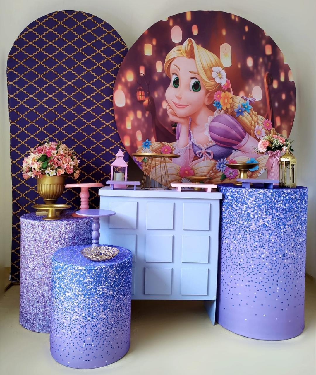 Enrolados ( Kit Diamante 1) - Beca Decorações