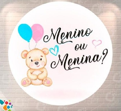 Mini Painel Chá Revelação (Menina Ou Menino) - Beca Decorações