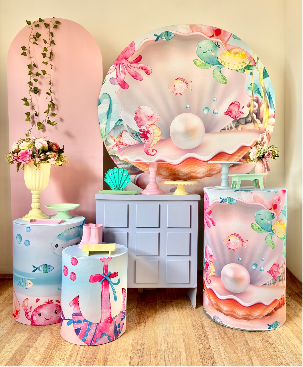 34. Fundo Do Mar Menina ( Kit Diamante) - Beca Decorações