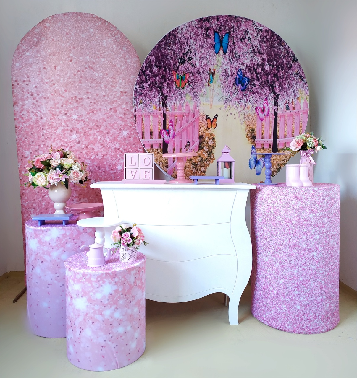 Jardim Borboletas (Kit Diamante 2) - Beca Decorações