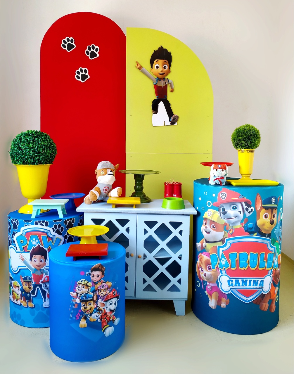 Patrulha Canina - Composição 4 - Beca Decorações